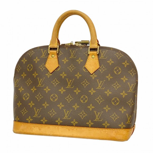 Louis Vuitton Monogram Alma Handbag M51130 Brown Women's - Picture 1 of 12
